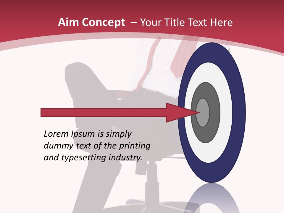 Successful Marketing Smiling PowerPoint Template