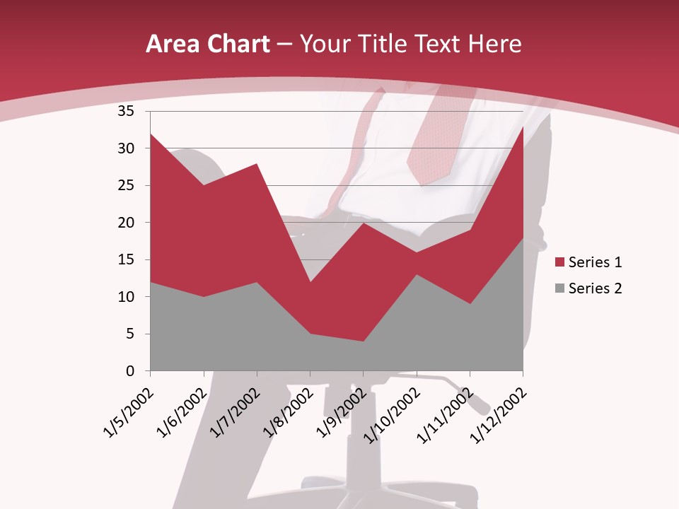 Successful Marketing Smiling PowerPoint Template