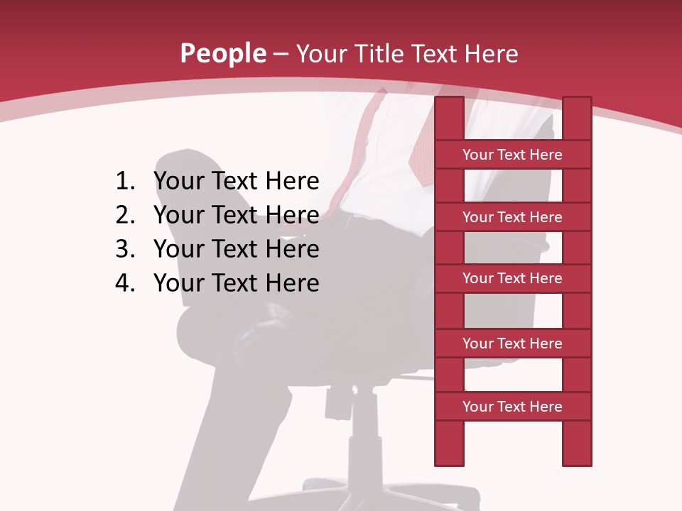 Successful Marketing Smiling PowerPoint Template