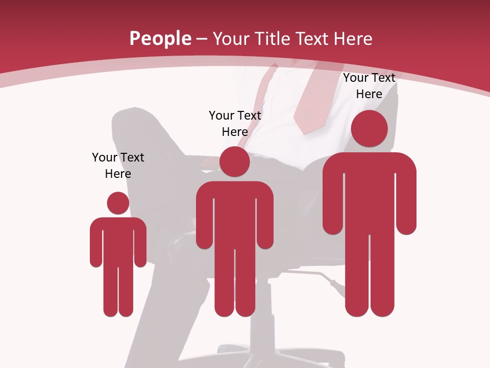 Successful Marketing Smiling PowerPoint Template