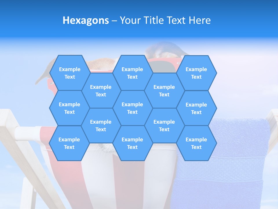 Colorful Puppy Lazy PowerPoint Template