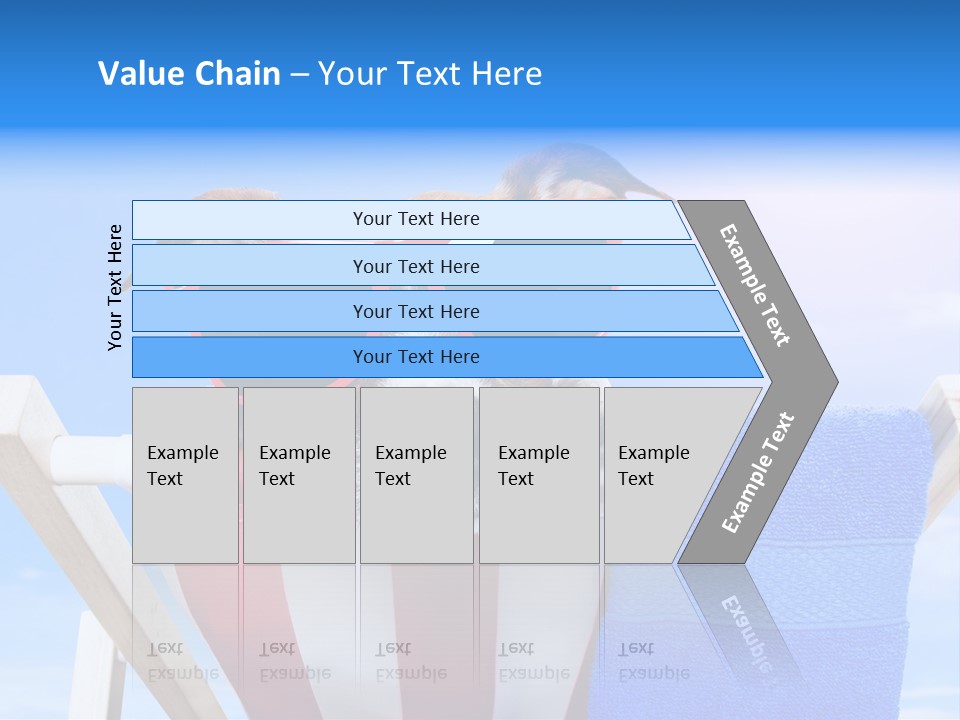 Colorful Puppy Lazy PowerPoint Template