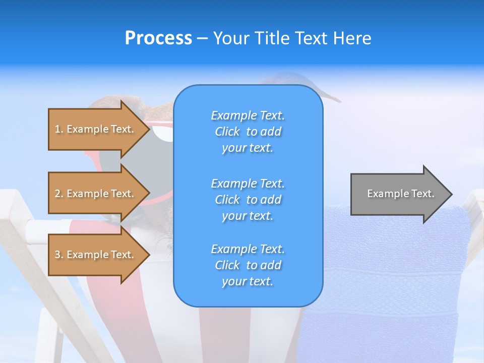 Colorful Puppy Lazy PowerPoint Template