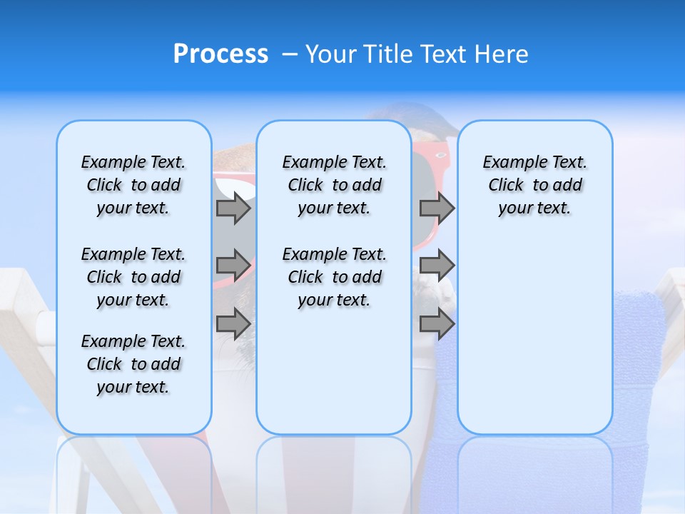 Colorful Puppy Lazy PowerPoint Template