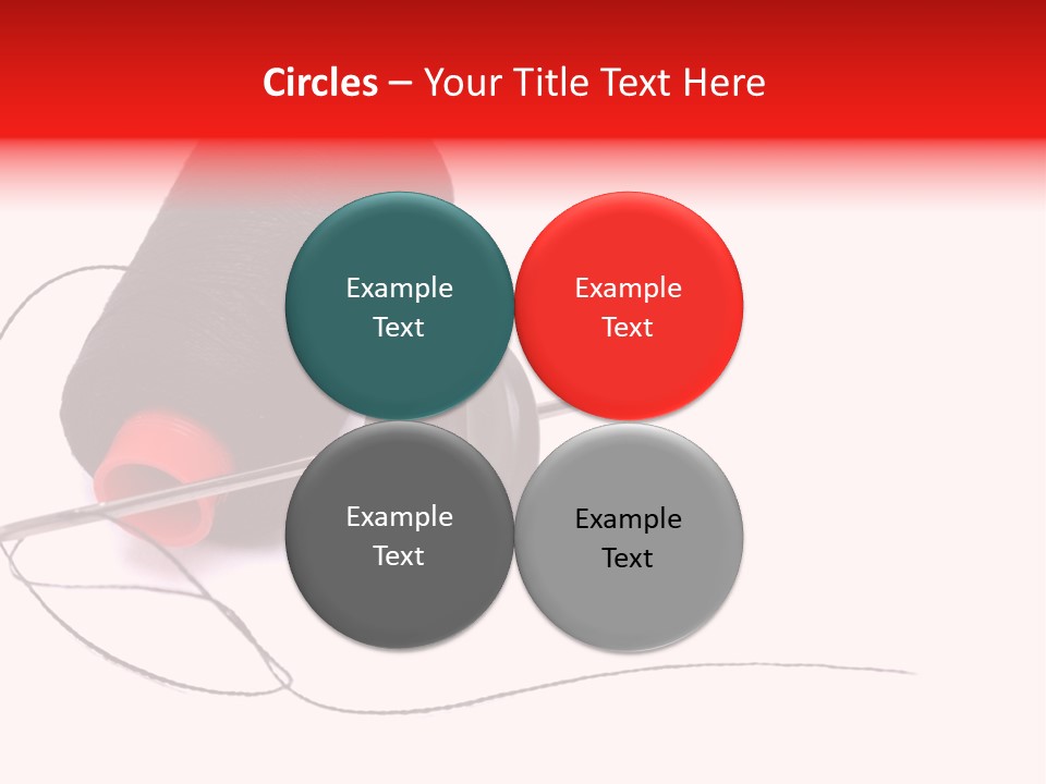 Coil Design Spool PowerPoint Template