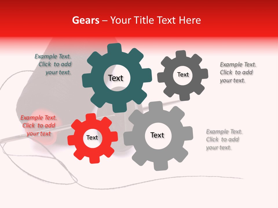 Coil Design Spool PowerPoint Template