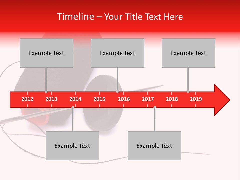 Coil Design Spool PowerPoint Template