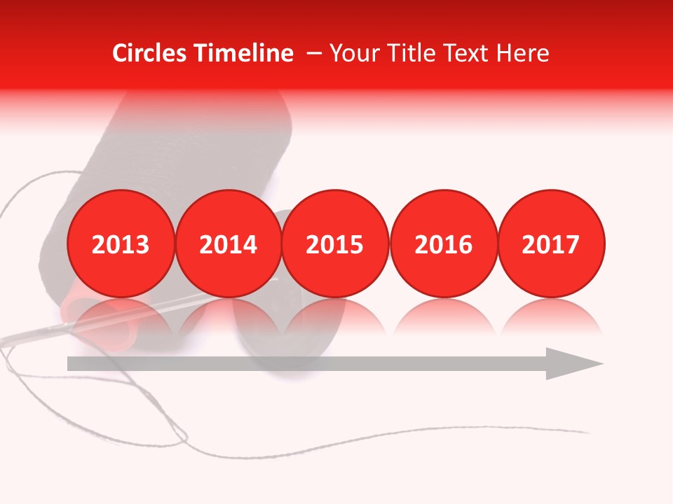 Coil Design Spool PowerPoint Template