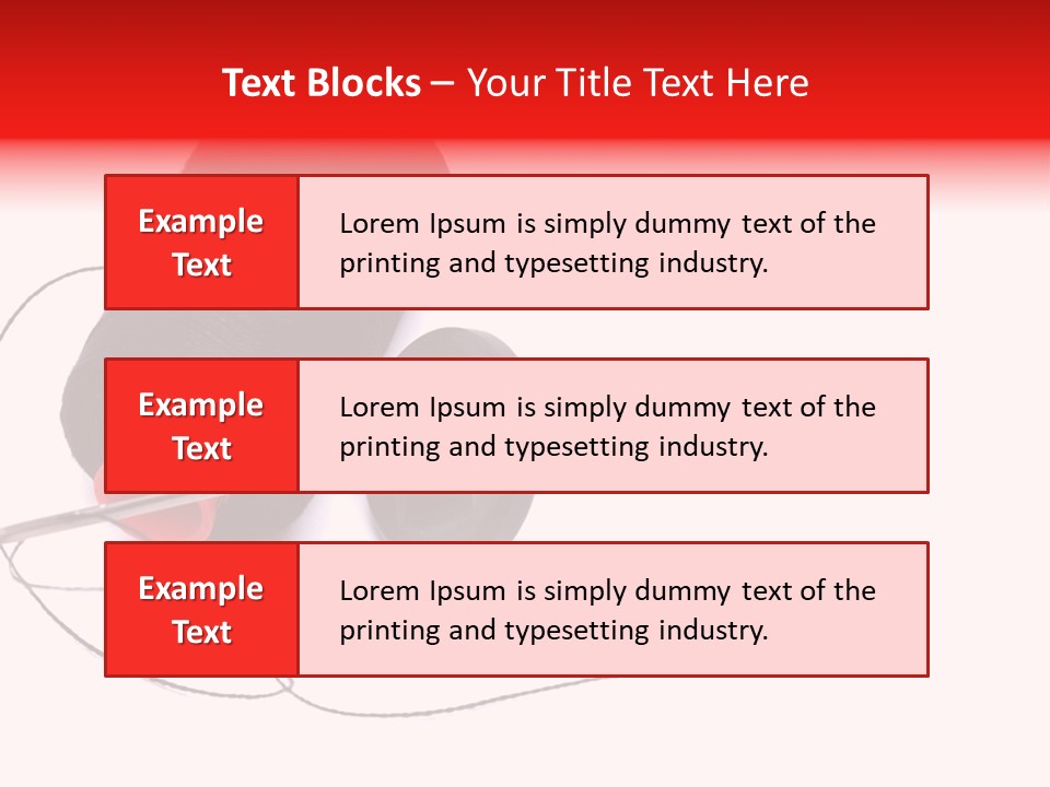 Coil Design Spool PowerPoint Template