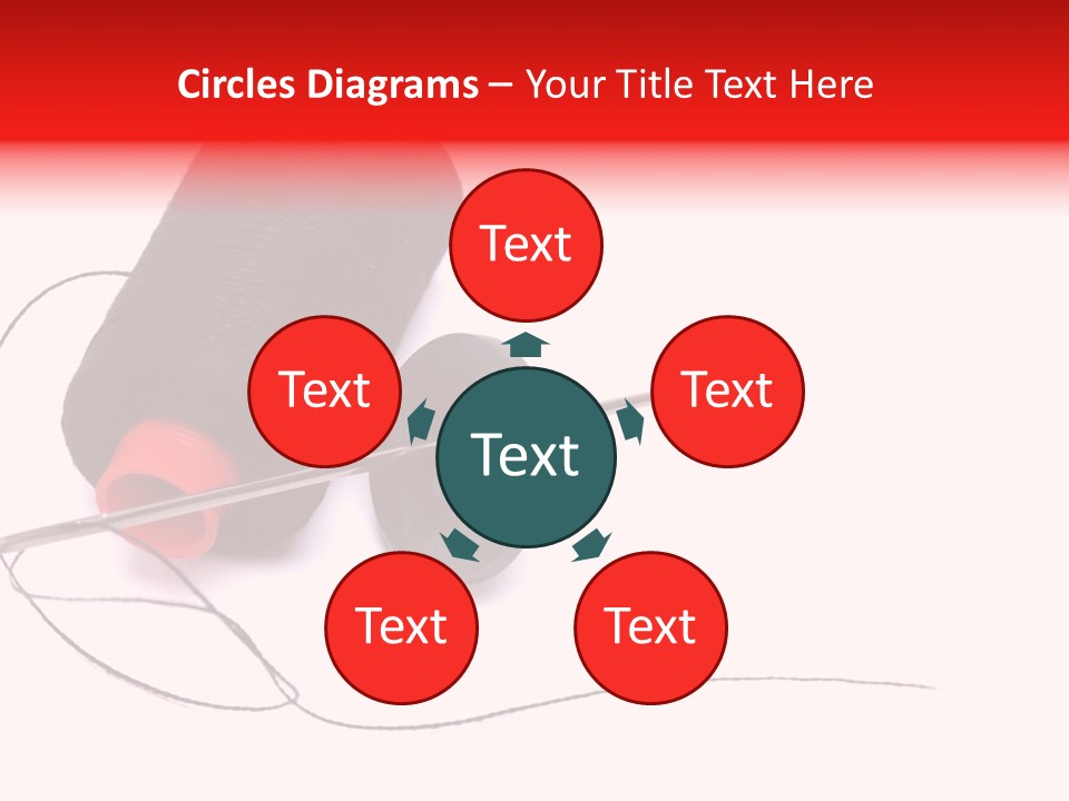 Coil Design Spool PowerPoint Template