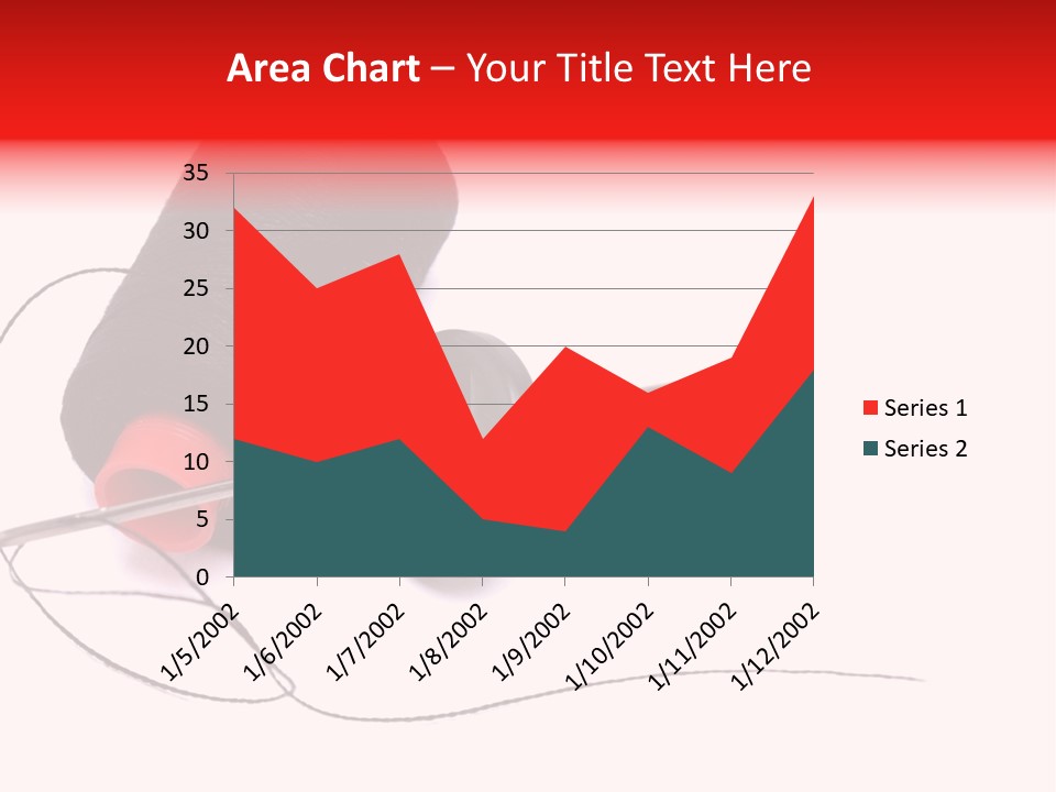 Coil Design Spool PowerPoint Template