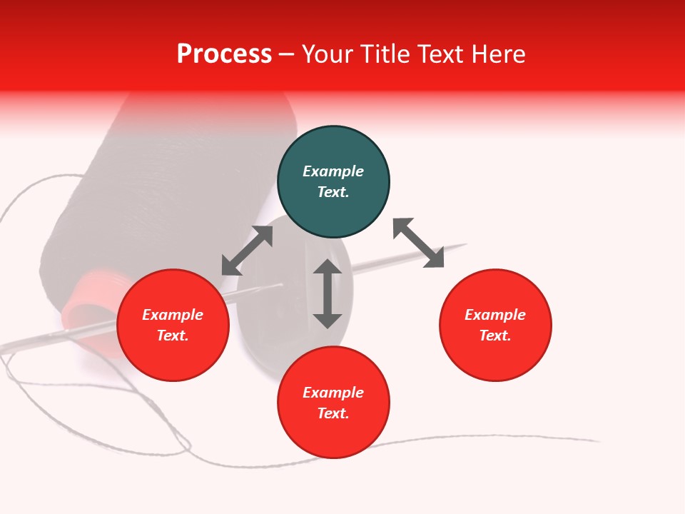 Coil Design Spool PowerPoint Template