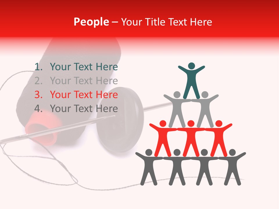 Coil Design Spool PowerPoint Template