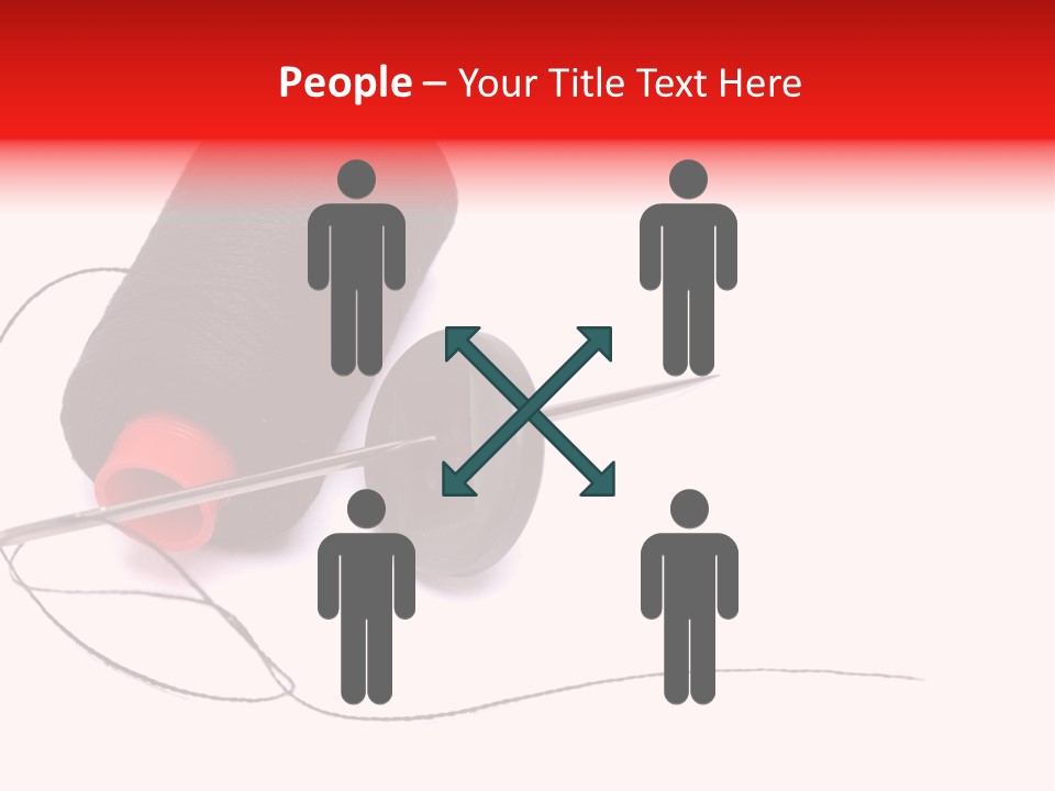 Coil Design Spool PowerPoint Template