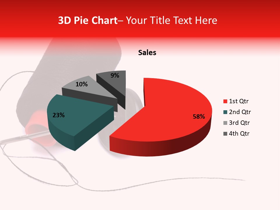 Coil Design Spool PowerPoint Template
