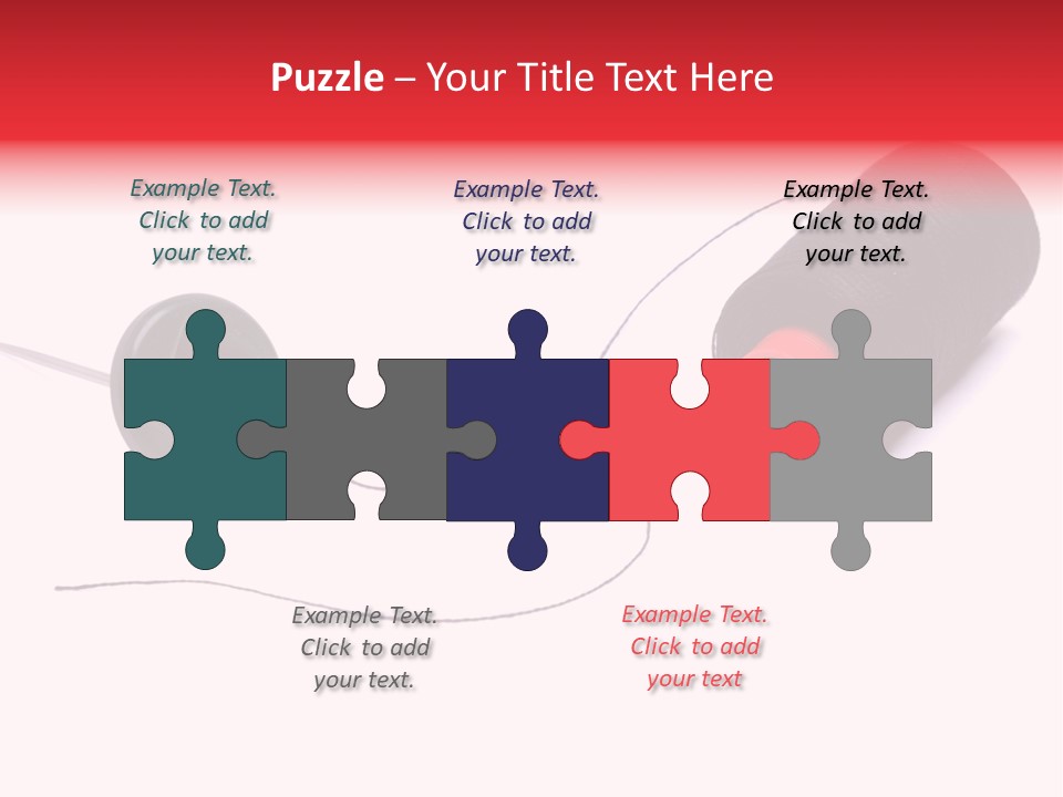 Thin Needle Accessories PowerPoint Template