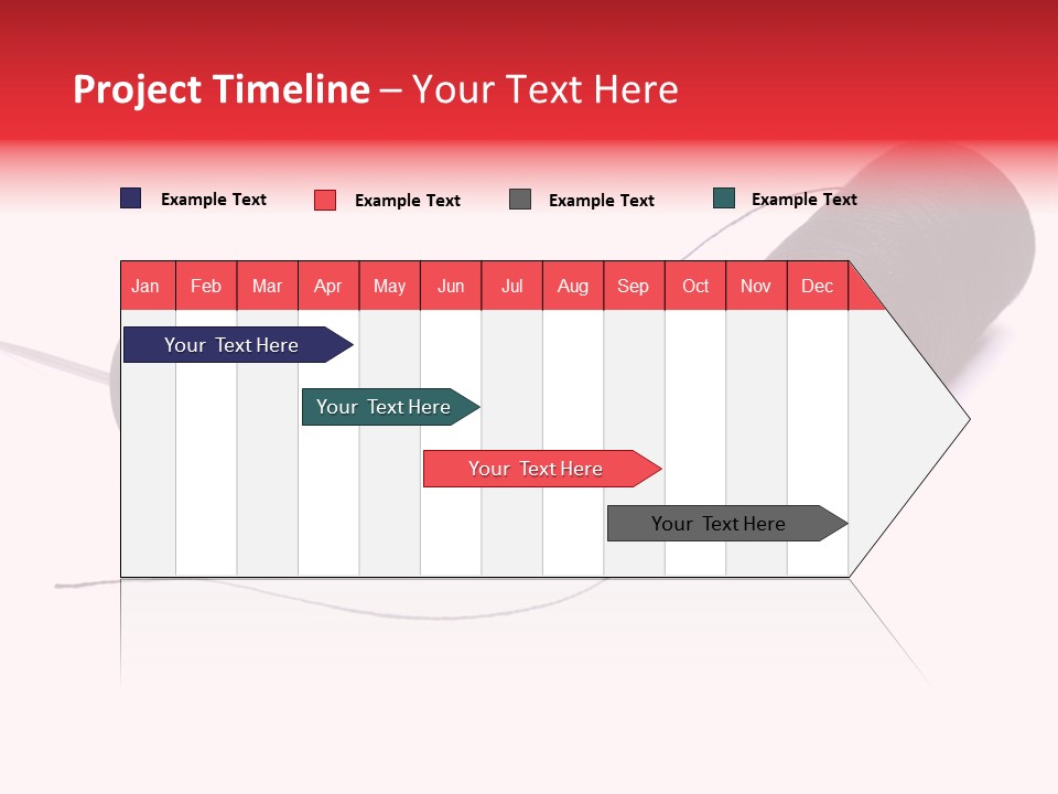 Thin Needle Accessories PowerPoint Template