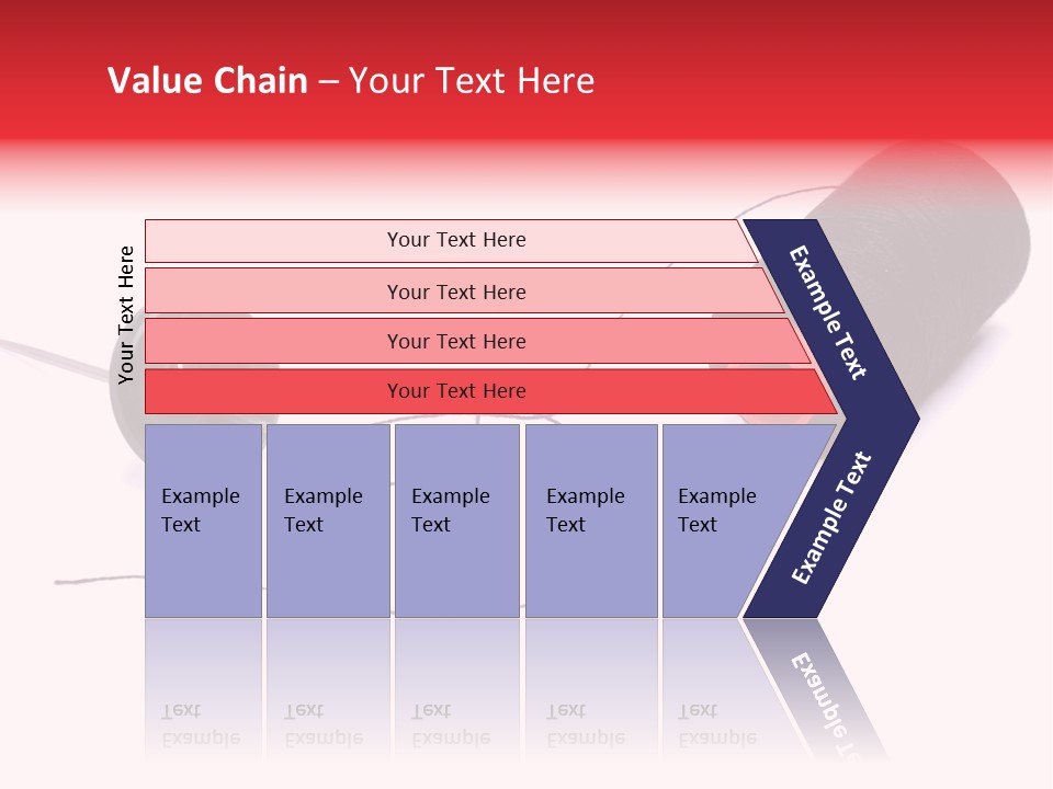 Thin Needle Accessories PowerPoint Template
