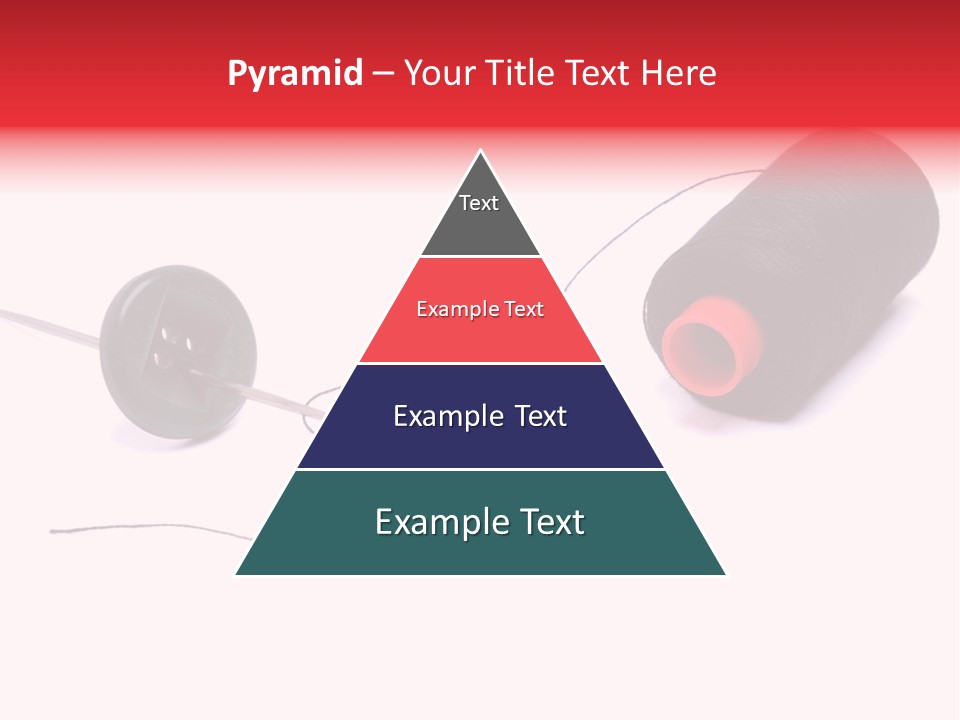 Thin Needle Accessories PowerPoint Template