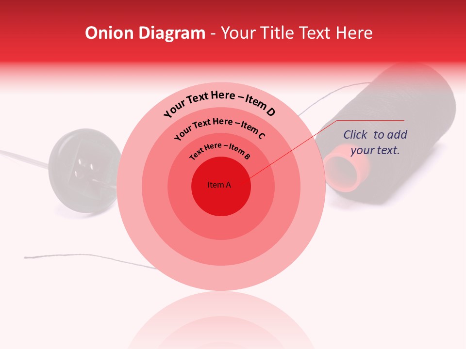 Thin Needle Accessories PowerPoint Template