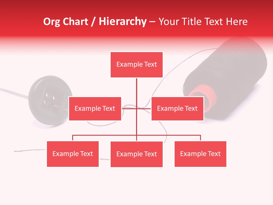 Thin Needle Accessories PowerPoint Template