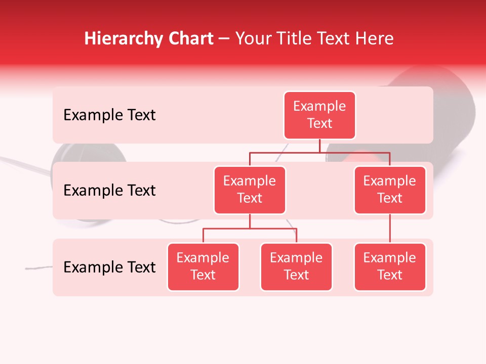 Thin Needle Accessories PowerPoint Template