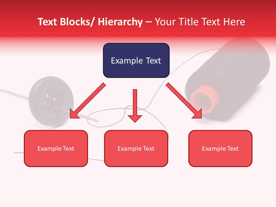 Thin Needle Accessories PowerPoint Template