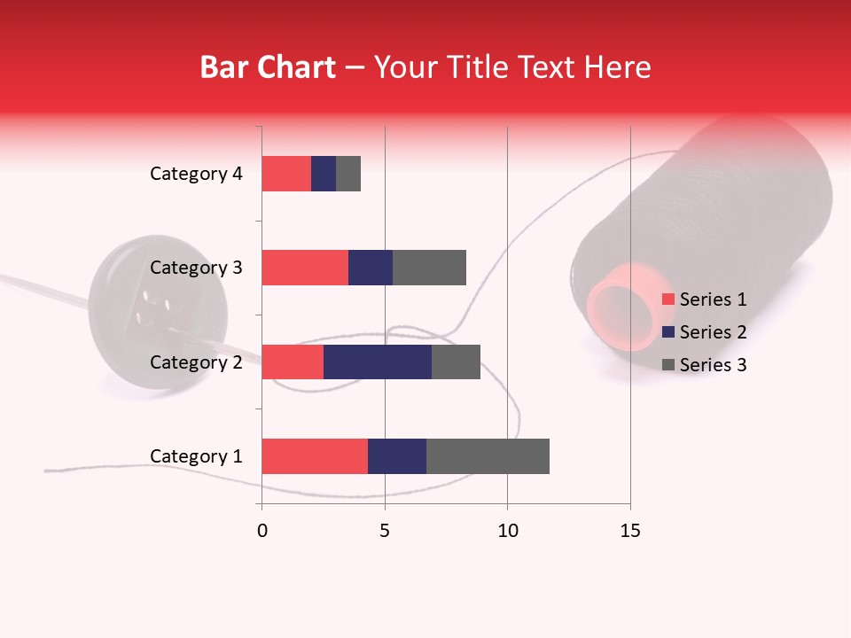 Thin Needle Accessories PowerPoint Template
