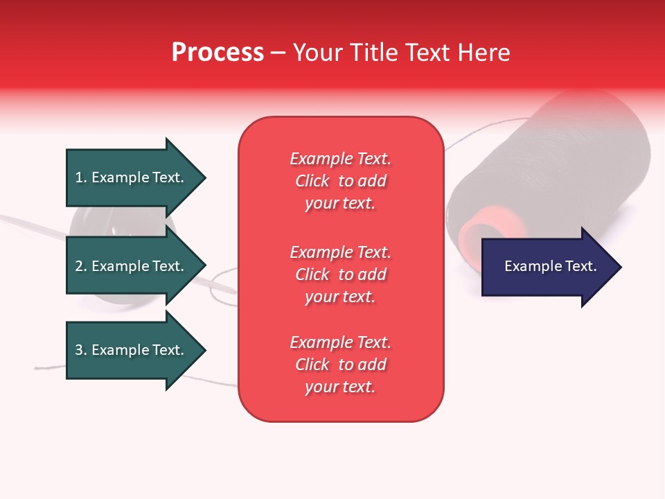 Thin Needle Accessories PowerPoint Template