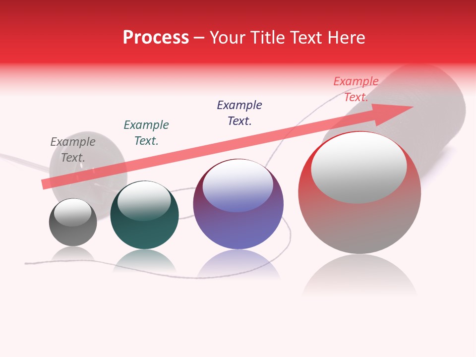 Thin Needle Accessories PowerPoint Template