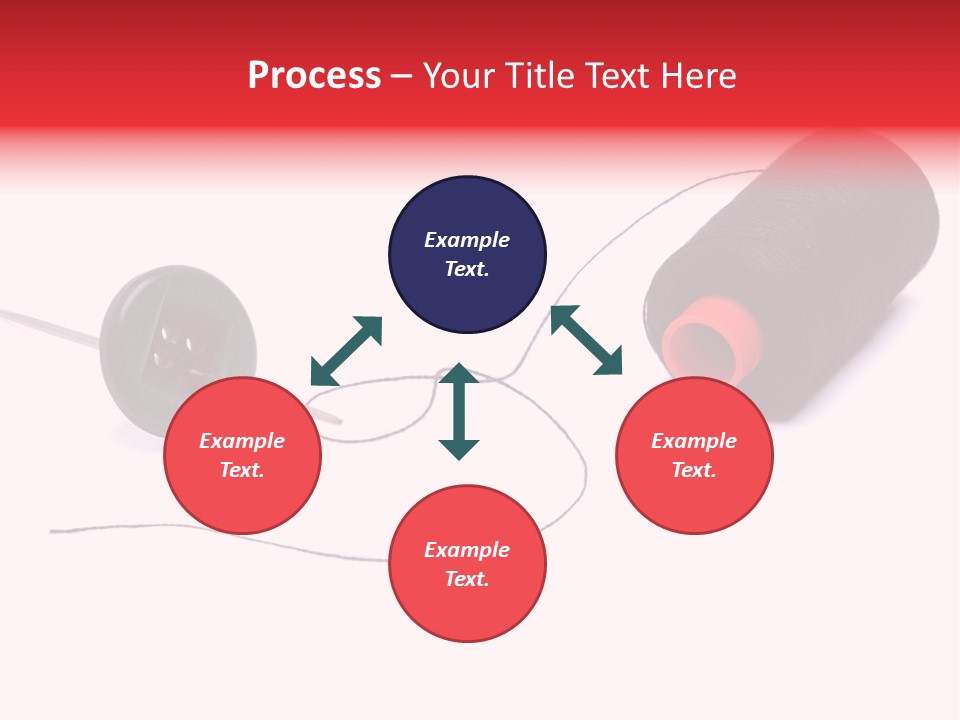Thin Needle Accessories PowerPoint Template