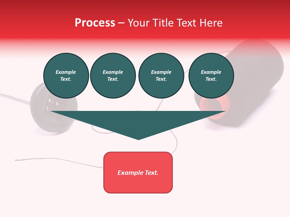 Thin Needle Accessories PowerPoint Template