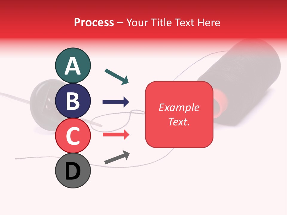 Thin Needle Accessories PowerPoint Template