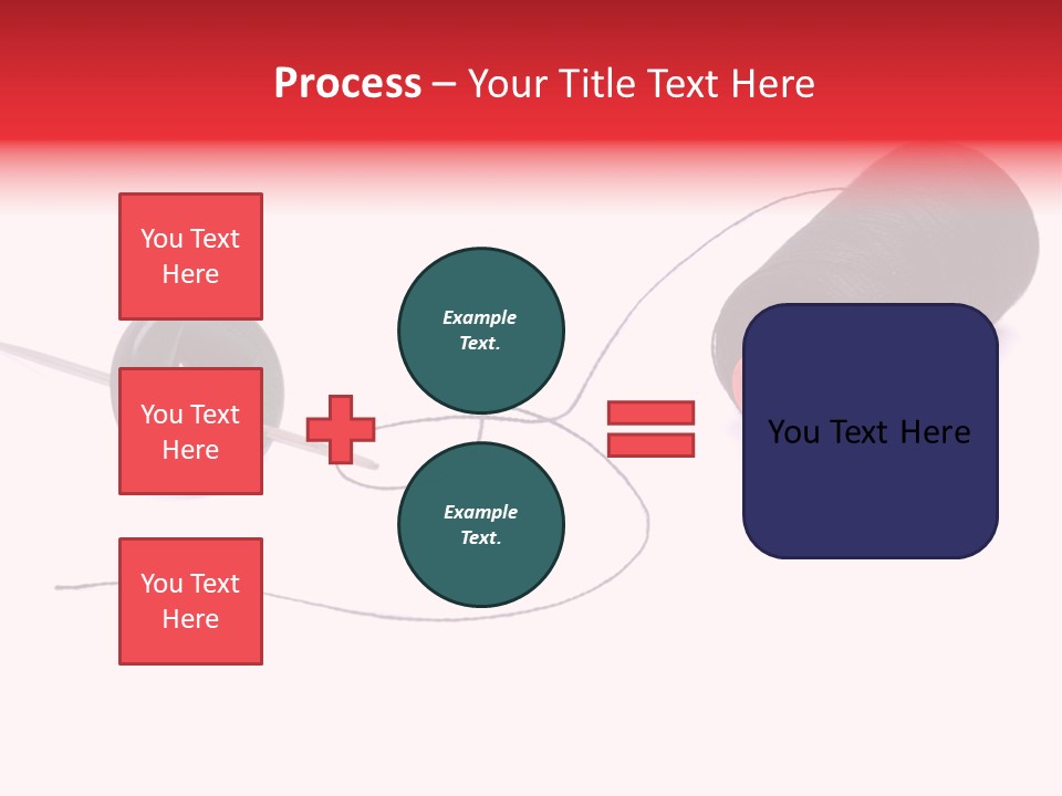 Thin Needle Accessories PowerPoint Template