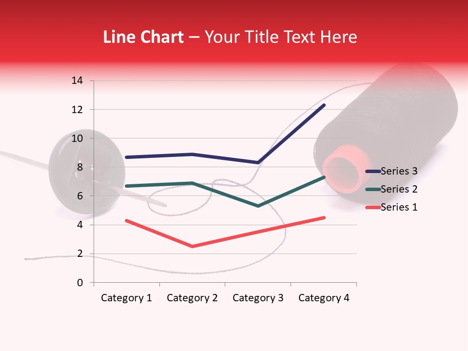 Thin Needle Accessories PowerPoint Template