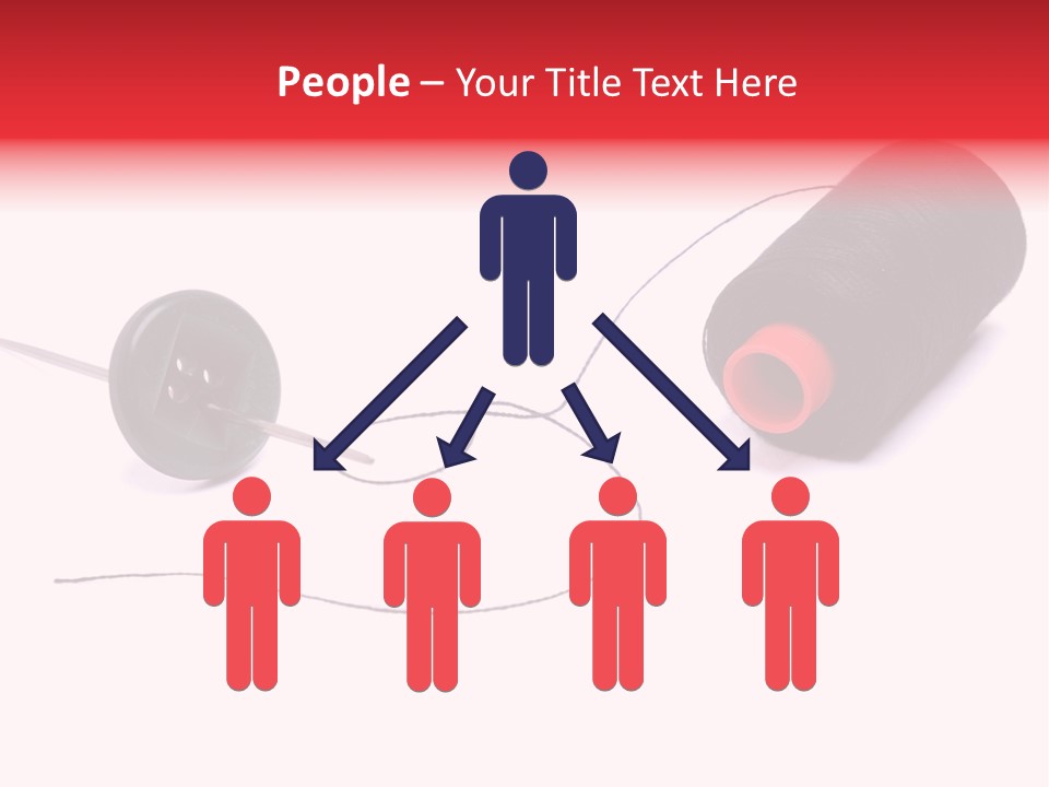 Thin Needle Accessories PowerPoint Template