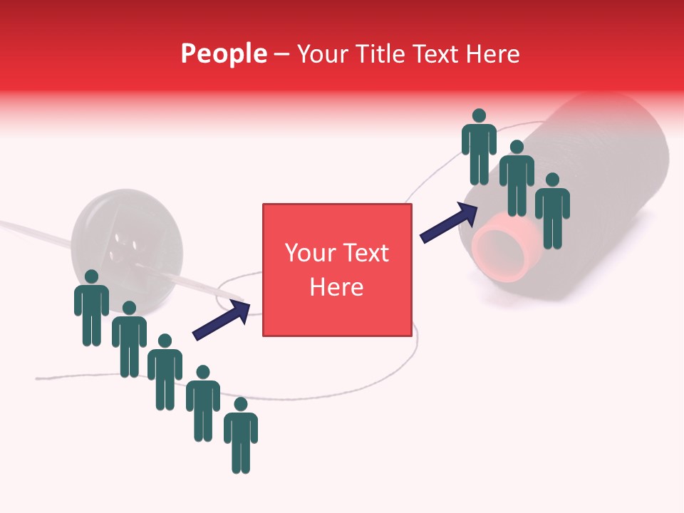 Thin Needle Accessories PowerPoint Template