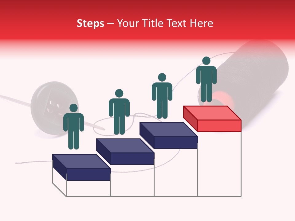 Thin Needle Accessories PowerPoint Template