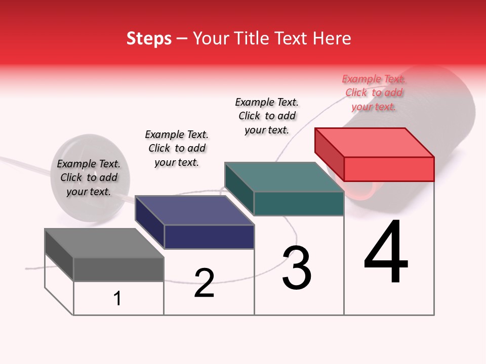 Thin Needle Accessories PowerPoint Template