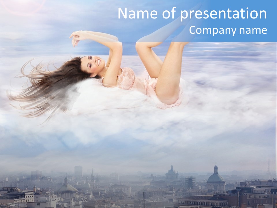 Erotic Expression Legs PowerPoint Template