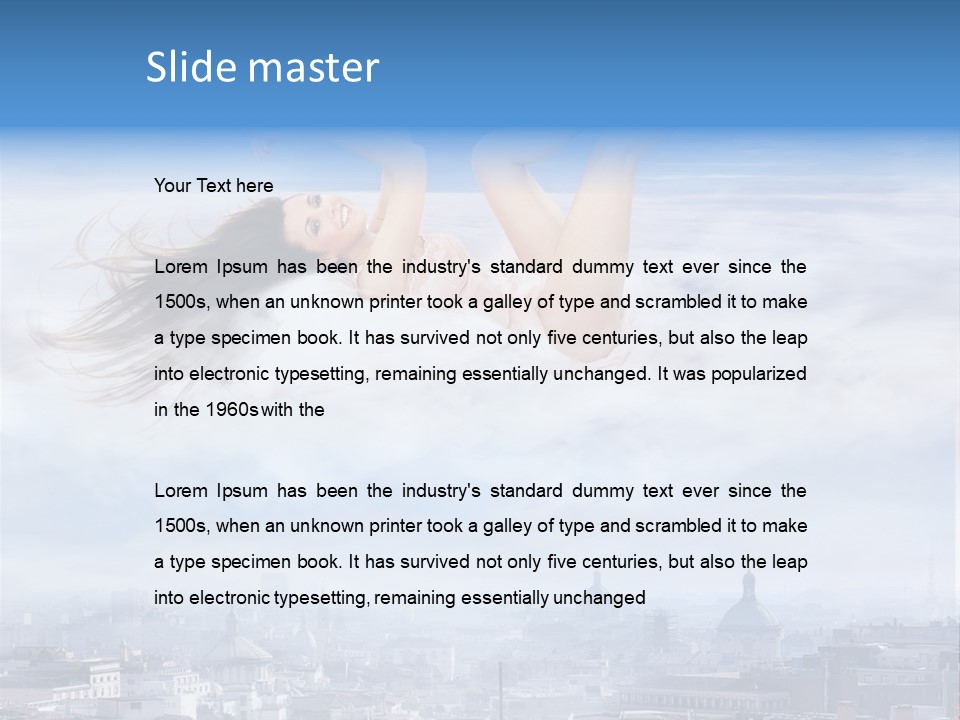 Erotic Expression Legs PowerPoint Template