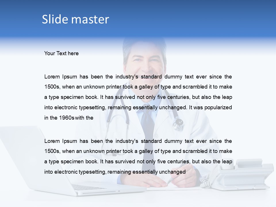 Adult Specialist Business PowerPoint Template