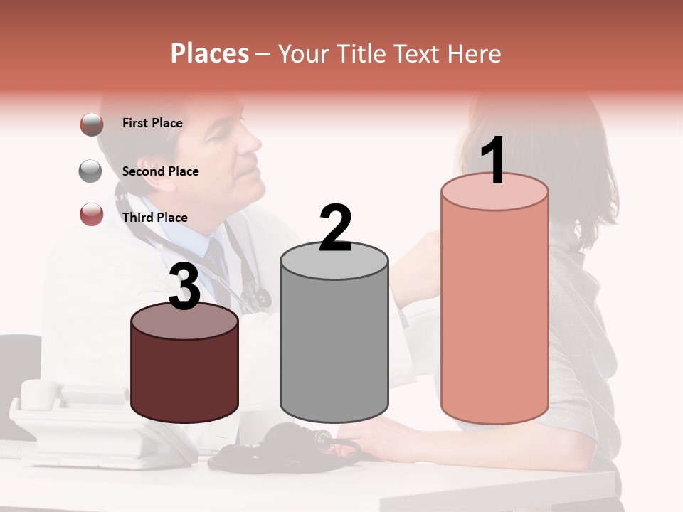 Professional Woman Young PowerPoint Template