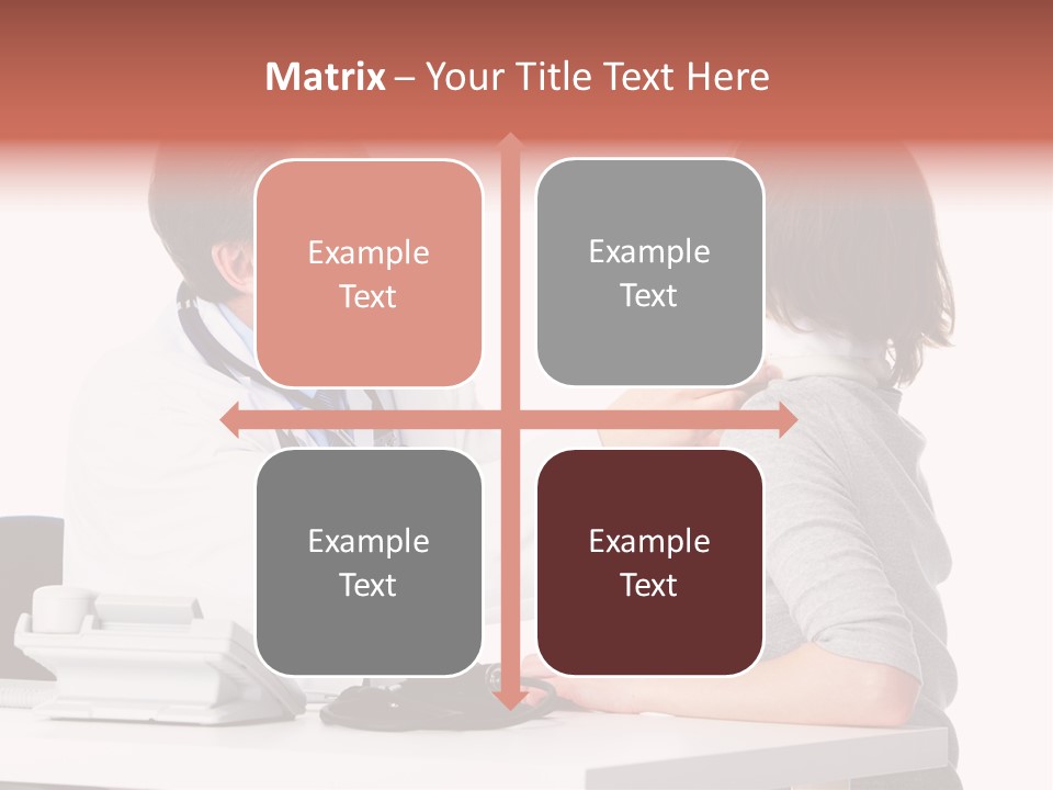 Professional Woman Young PowerPoint Template