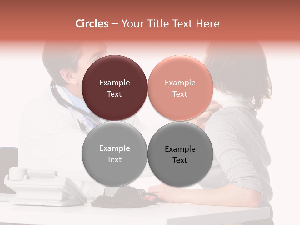 Professional Woman Young PowerPoint Template