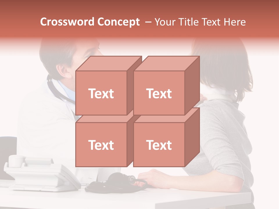 Professional Woman Young PowerPoint Template