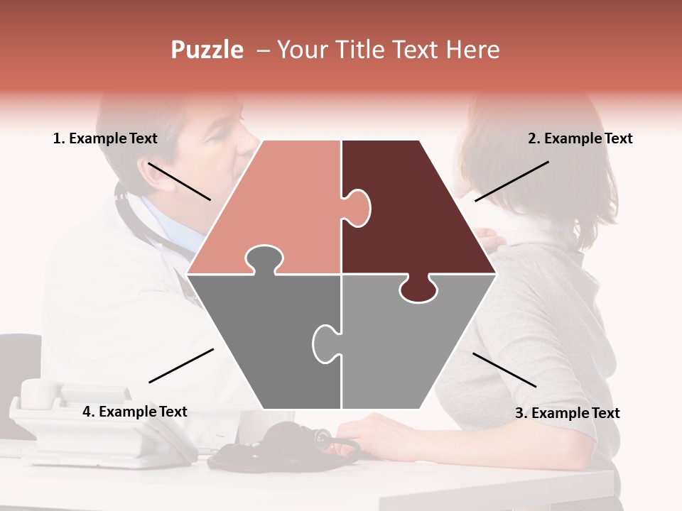 Professional Woman Young PowerPoint Template