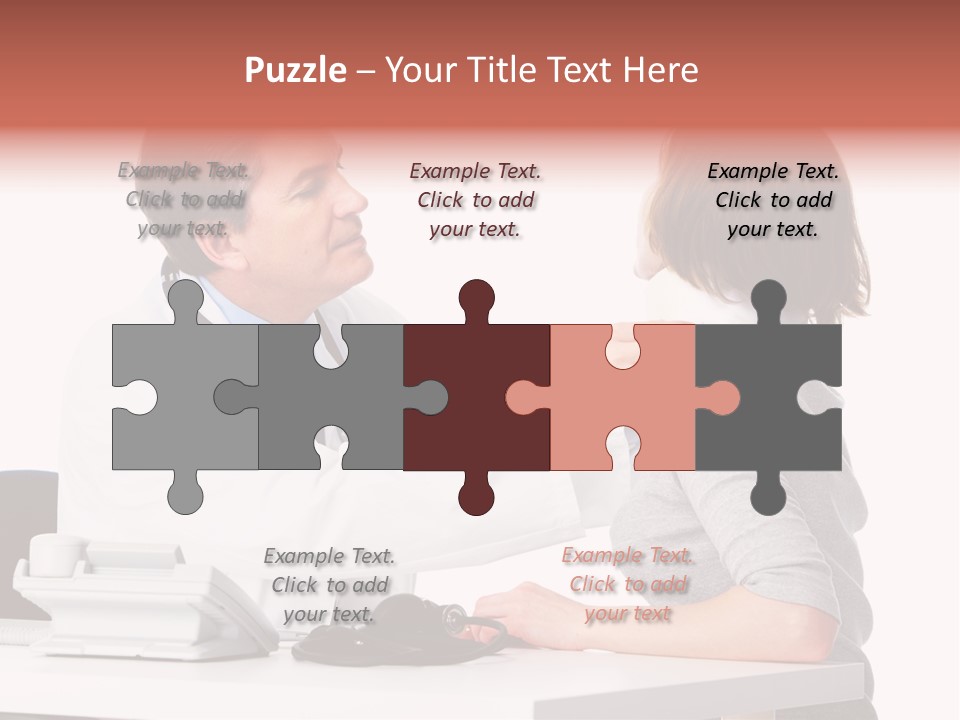 Professional Woman Young PowerPoint Template