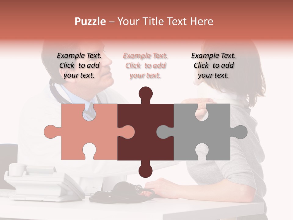 Professional Woman Young PowerPoint Template