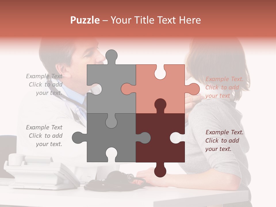 Professional Woman Young PowerPoint Template